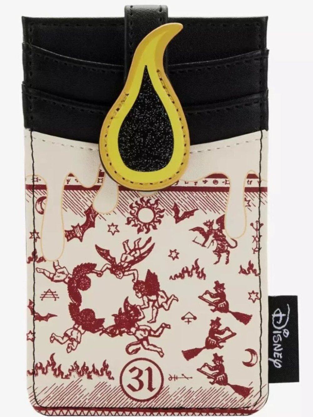 Loungefly Disney Hocus Pocus Cardholder Candle Glow In The Dark Card Wallet New